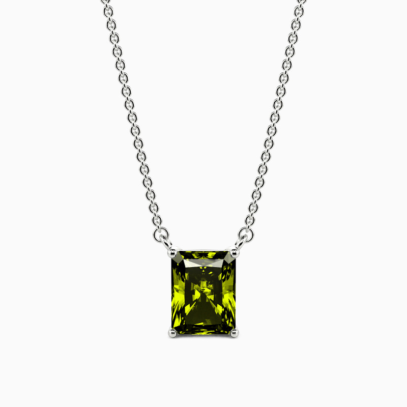 "Sober" Radiant Cut Necklace