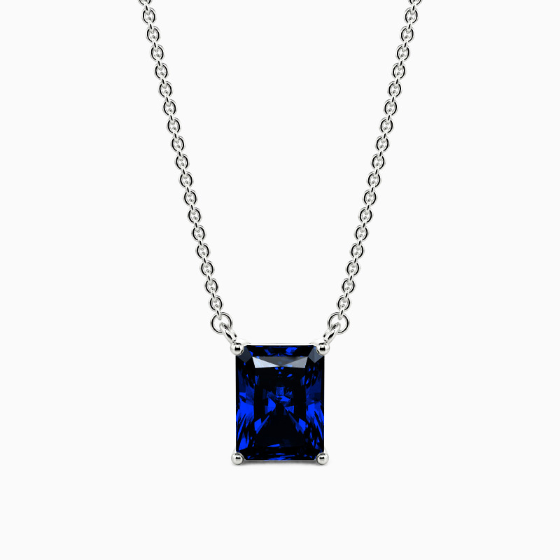 "Sober" Radiant Cut Necklace
