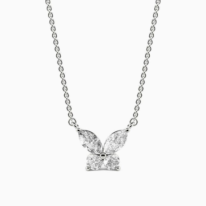 "Flutter Echo" Petite Butterfly Necklace