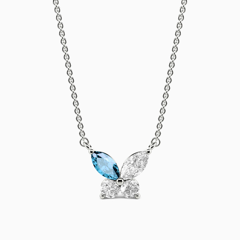 "Flutter Echo" Petite Butterfly Necklace