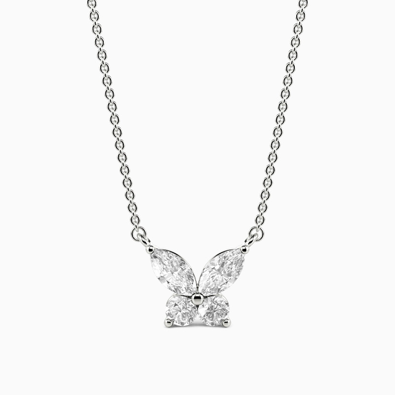 "Flutter Echo" Petite Butterfly Necklace