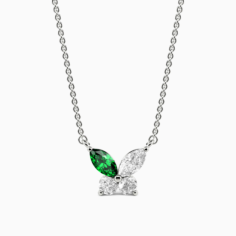 "Flutter Echo" Petite Butterfly Necklace