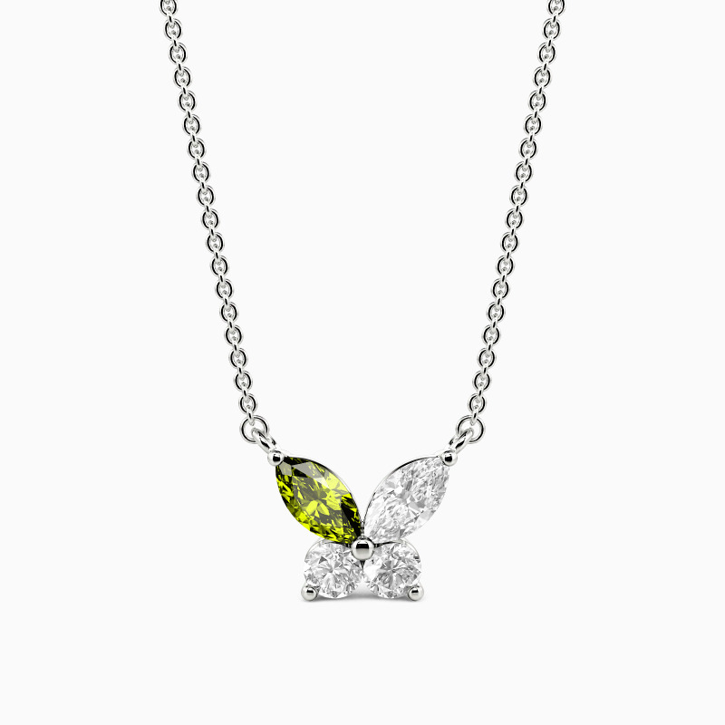 "Flutter Echo" Petite Butterfly Necklace