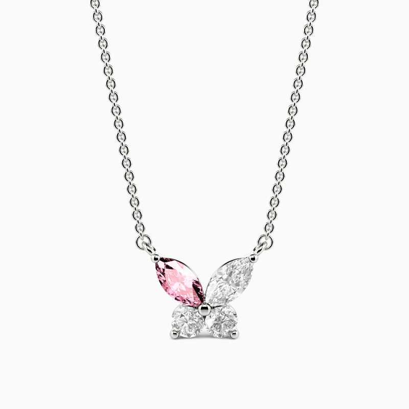 "Flutter Echo" Petite Butterfly Necklace