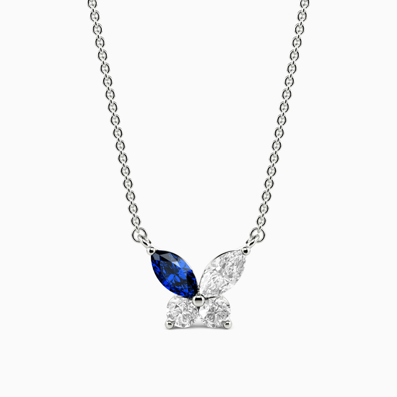 "Flutter Echo" Petite Butterfly Necklace