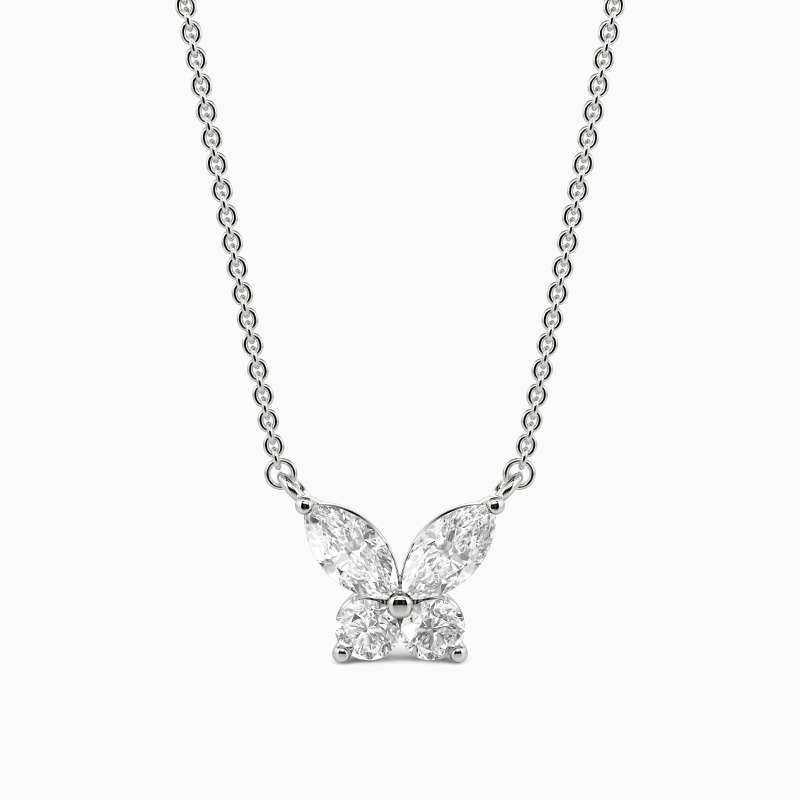 "Flutter Echo" Petite Butterfly Necklace