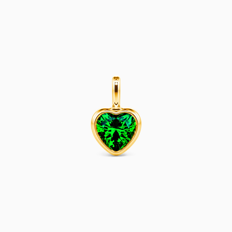 "A Heart's Refuge" Heart Cut Bezel Charm