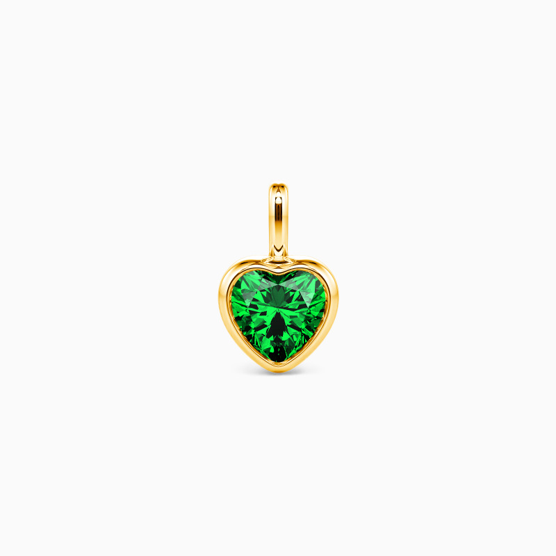 "A Heart's Refuge" Heart Cut Bezel Charm