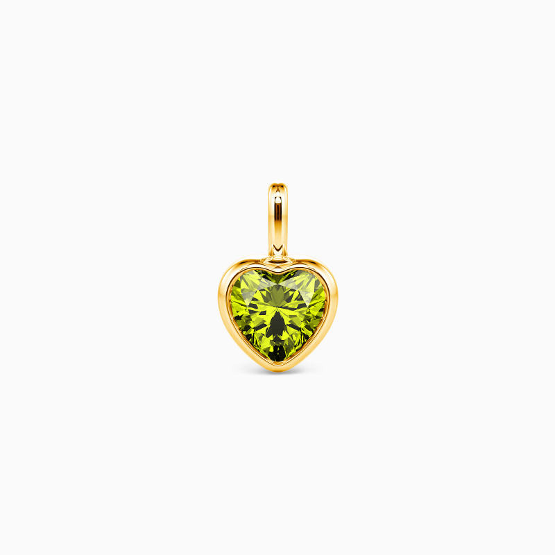 "A Heart's Refuge" Heart Cut Bezel Charm