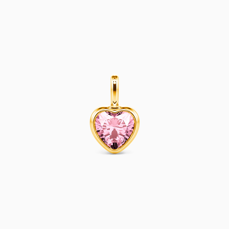 "A Heart's Refuge" Heart Cut Bezel Charm