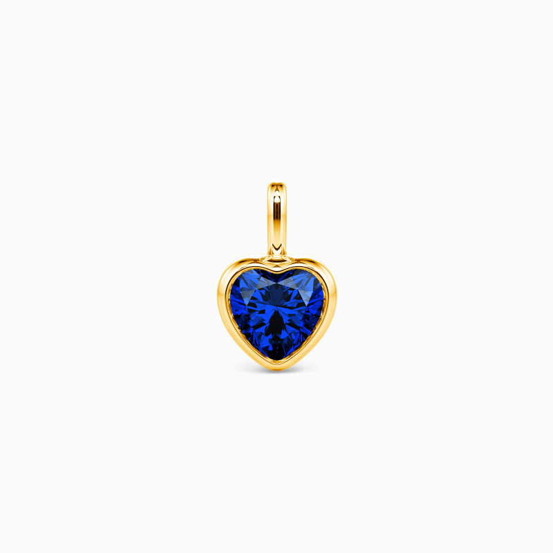 "A Heart's Refuge" Heart Cut Bezel Charm