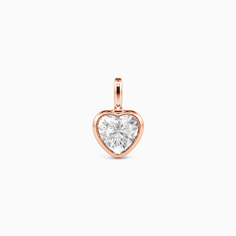 "A Heart's Refuge" Heart Cut Bezel Charm