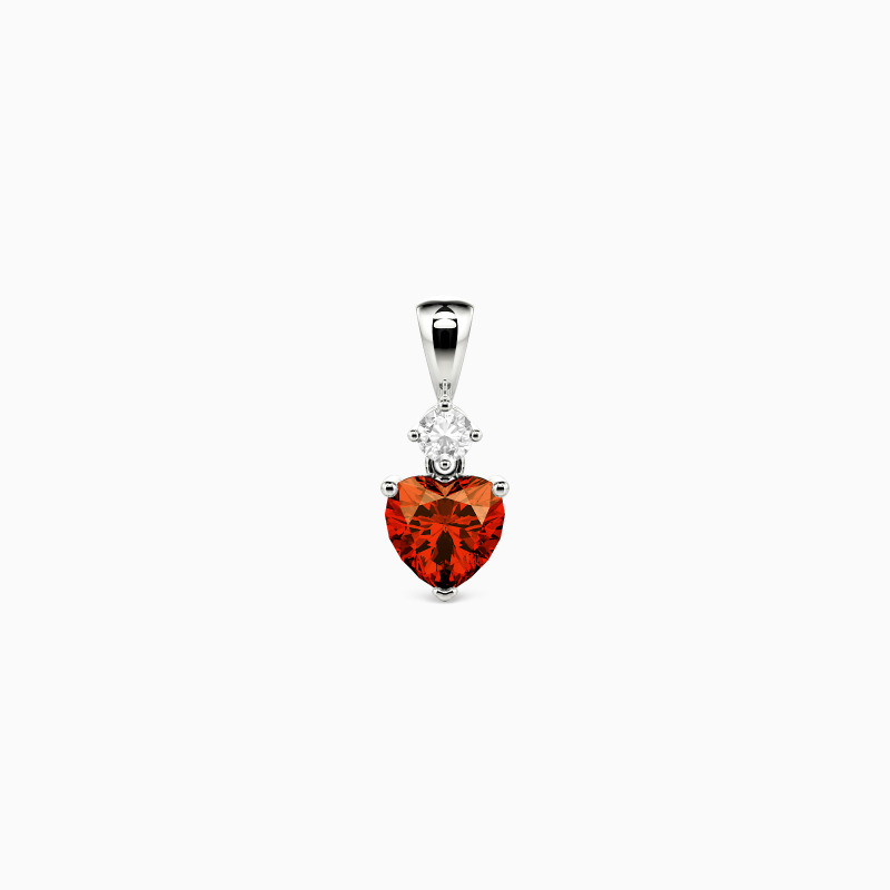 "Untold Story" Heart Cut Charm
