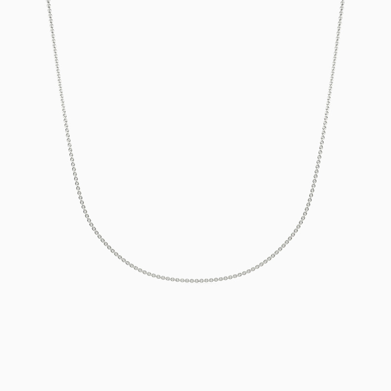 "Hidden Current" 1.1mm O-Shaped Link Chain Necklace