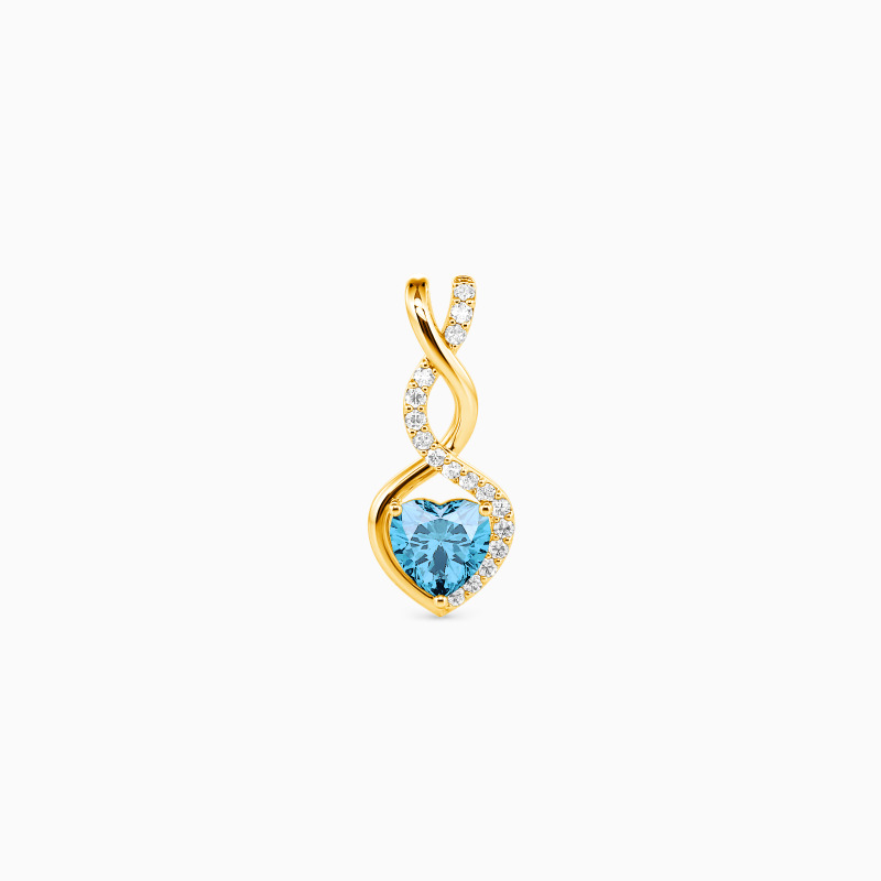 "Endless Heartfelt" Heart Cut Charm