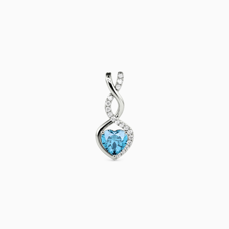 "Endless Heartfelt" Heart Cut Charm