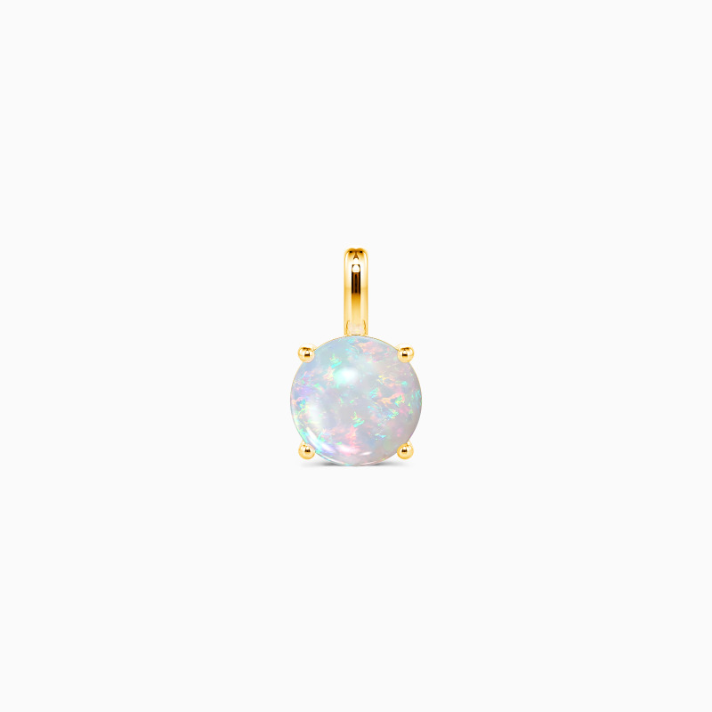 "Where the Light Lingers" Round Cut Opal Charm
