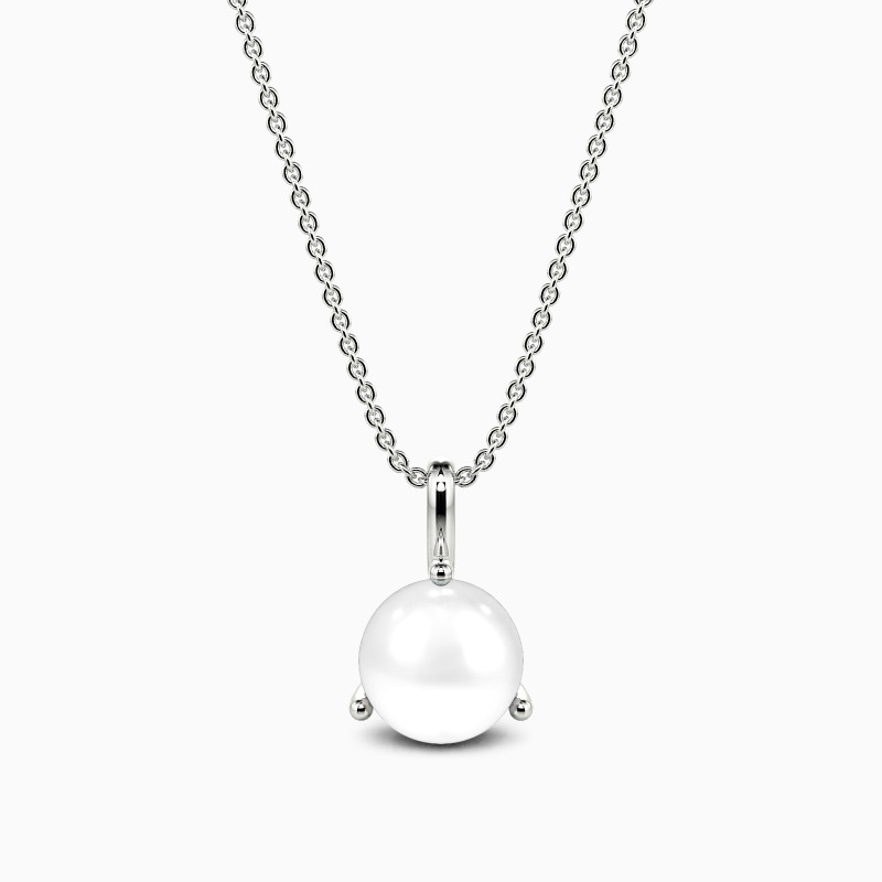 "Neva" Collar de Perlas de Agua Dulce de 7.5-8 mm