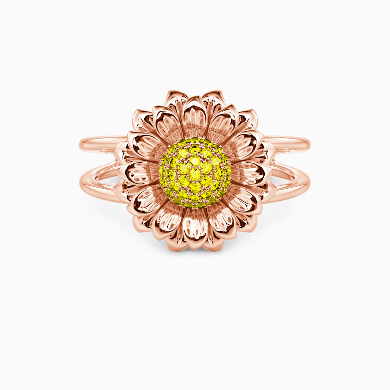"Strahlende Sonnenkraft" Sonnenblumenring