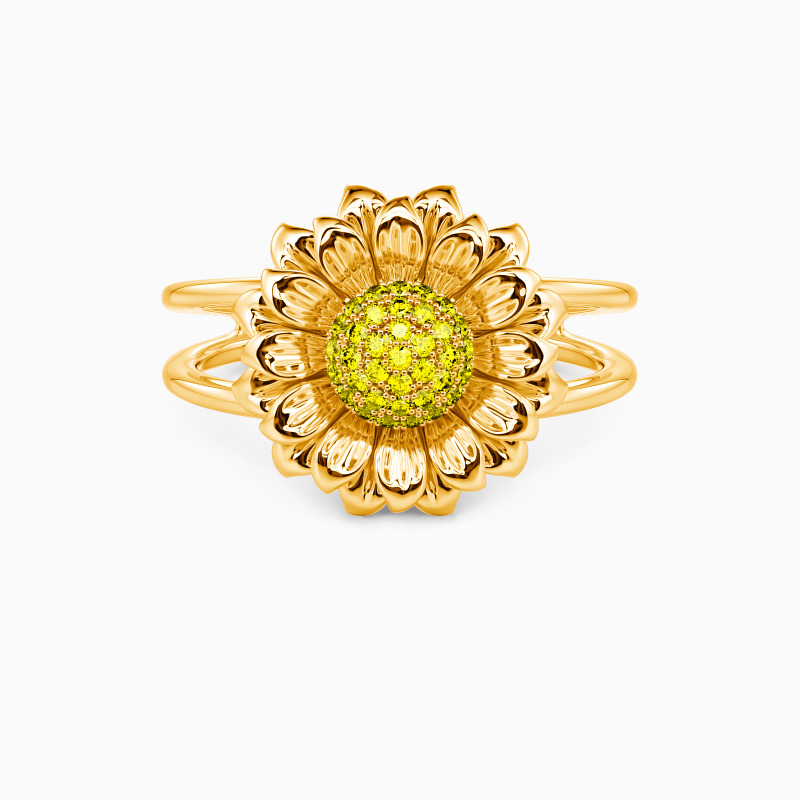 "Strahlende Sonnenkraft" Sonnenblumenring