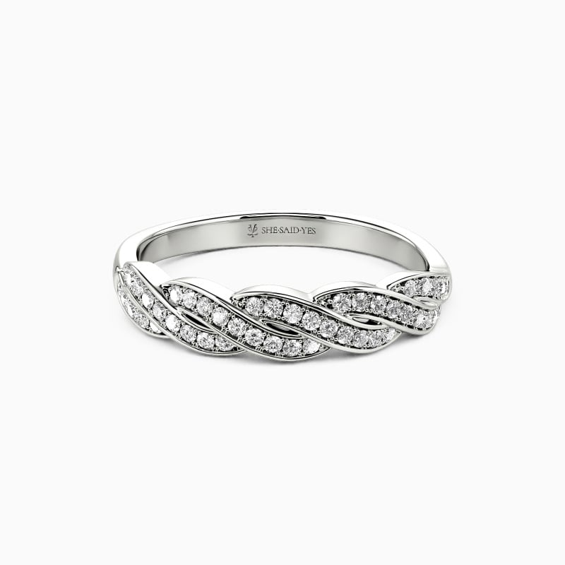 "Waves In My Heart" Classic Wedding Ring