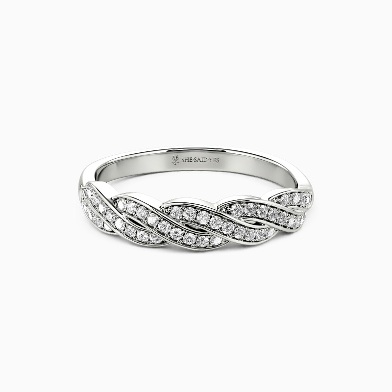 "Waves in My Heart" Classic Wedding Ring