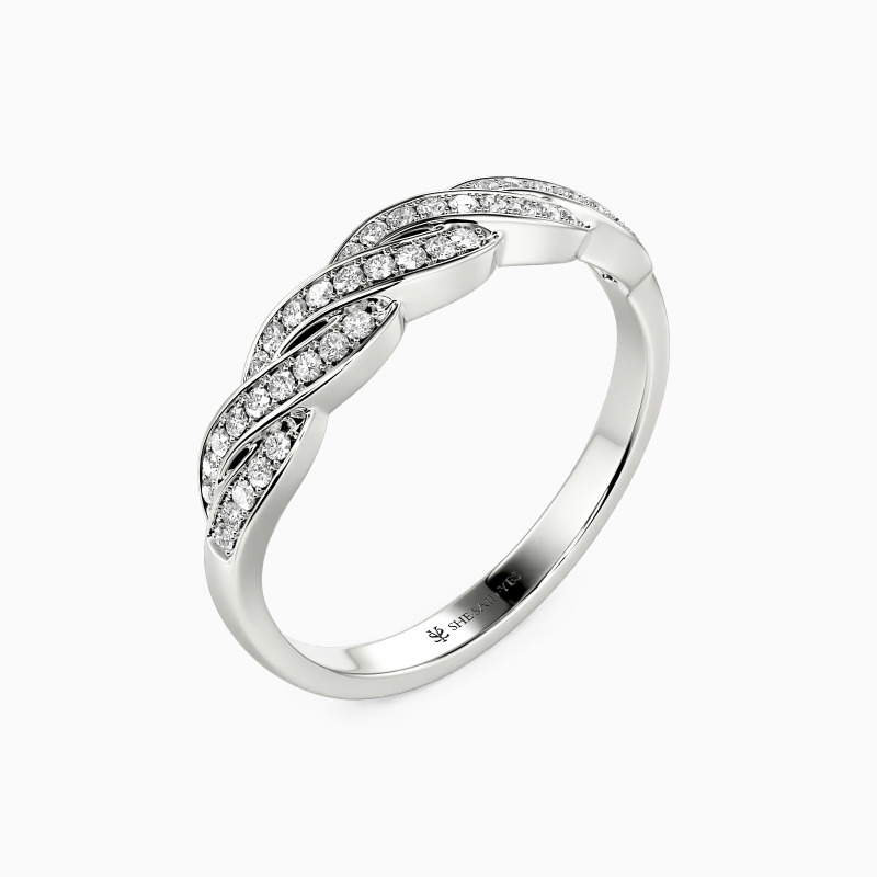 "Waves In My Heart" Classic Wedding Ring