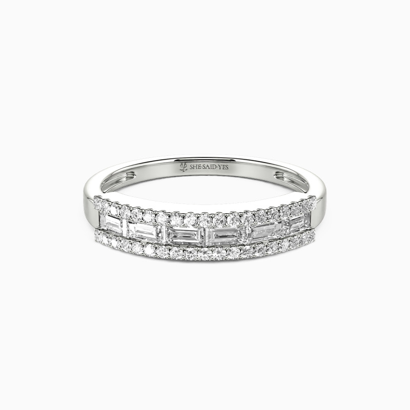 "The Best Memories" Stackable Wedding Ring