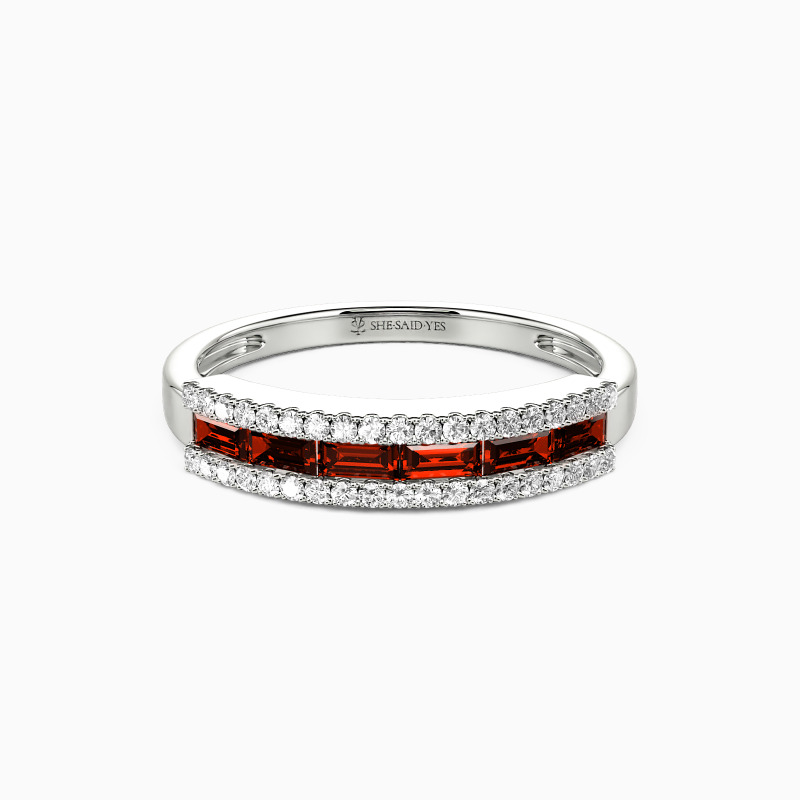 "The Best Memories" Stackable Wedding Ring