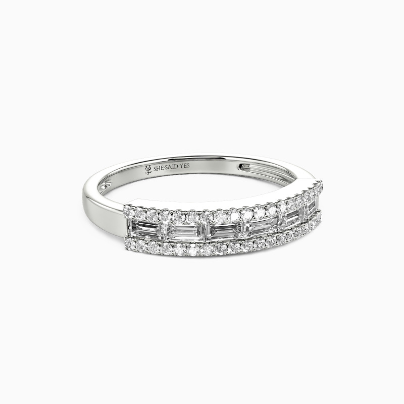 "The Best Memories" Stackable Wedding Ring