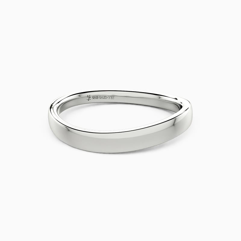 "My Flowing Love" Classic Wedding Ring