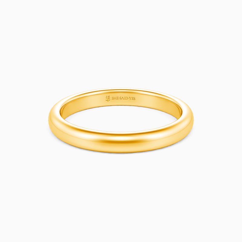 "Unfading Passion" Classic Wedding Ring