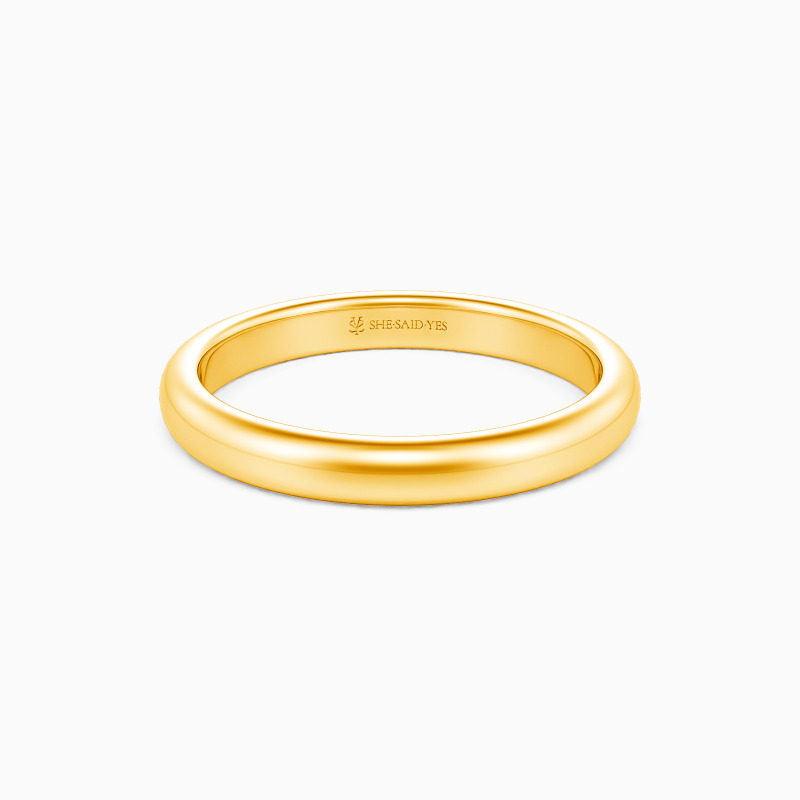 "Unfading Passion" Classic Wedding Ring
