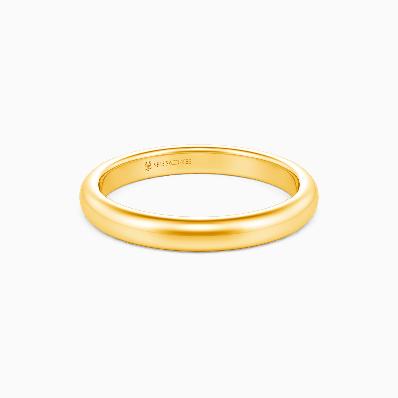 "Unfading Passion" Classic Wedding Ring