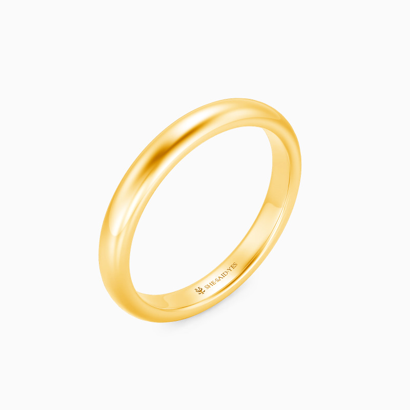 "Unfading Passion" Classic Wedding Ring