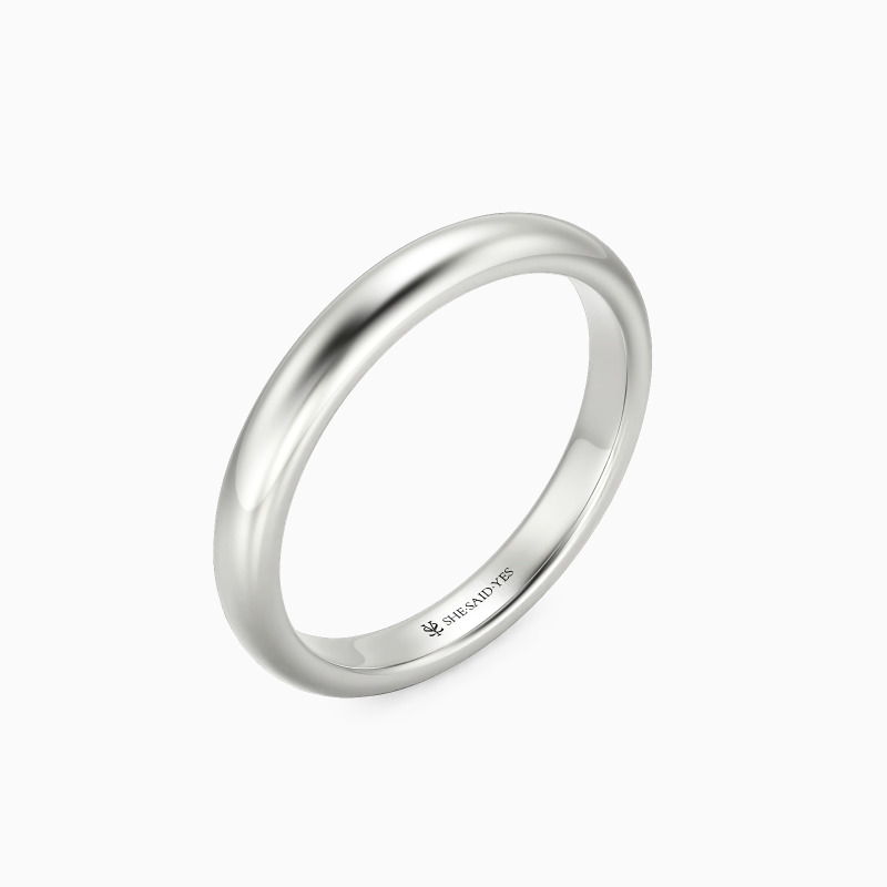 "Unfading Passion" Classic Wedding Ring