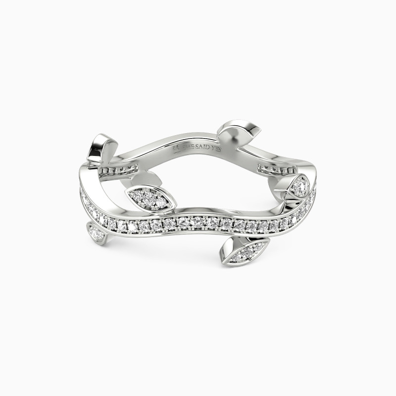 "Spring in My Eyes" Classic Wedding Ring
