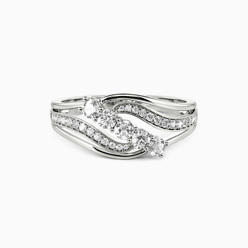 "Pour My Love on You" Classic Wedding Ring