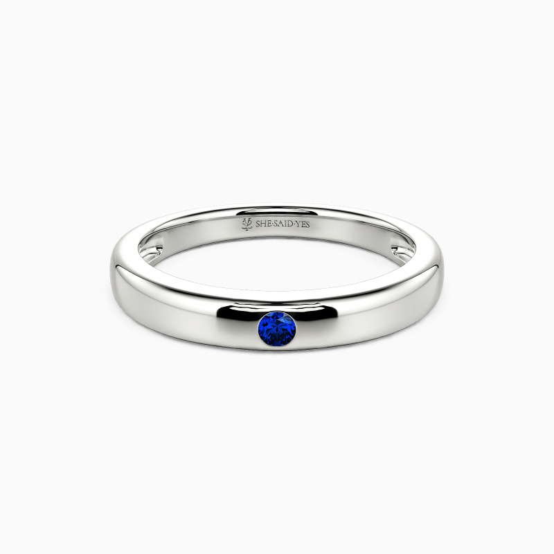 "Route vers l'Éternité" Bague de mariage classique