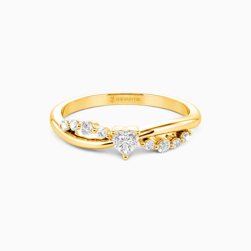 "The Heart's Path" Classic Wedding Band