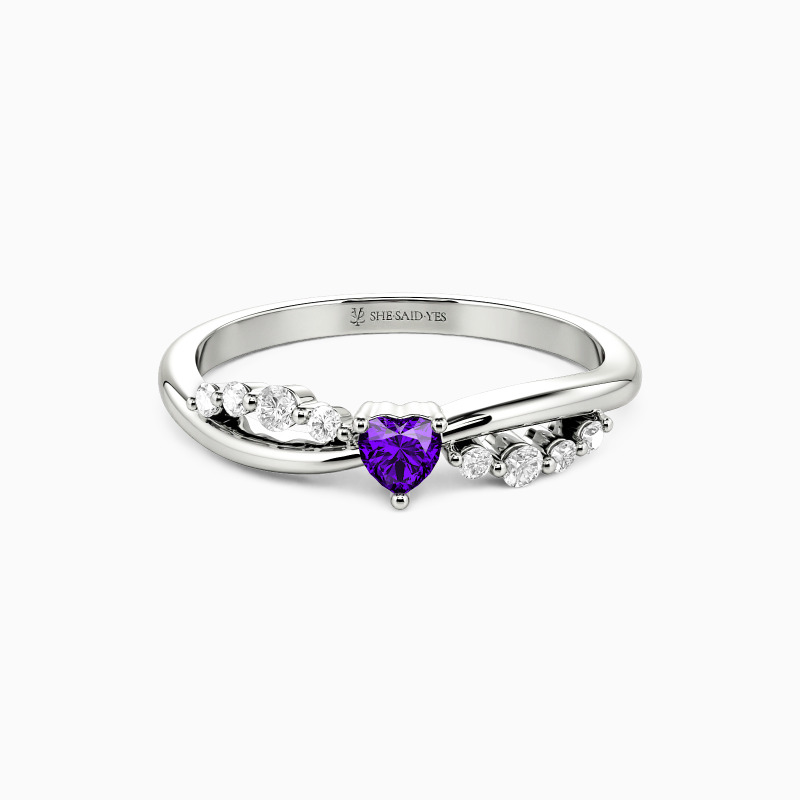 "The Heart's Path" Classic Wedding Band