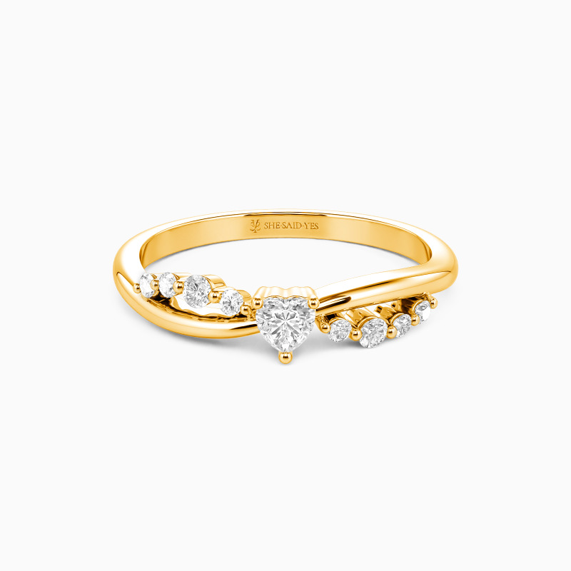 "The Heart's Path" Classic Wedding Band
