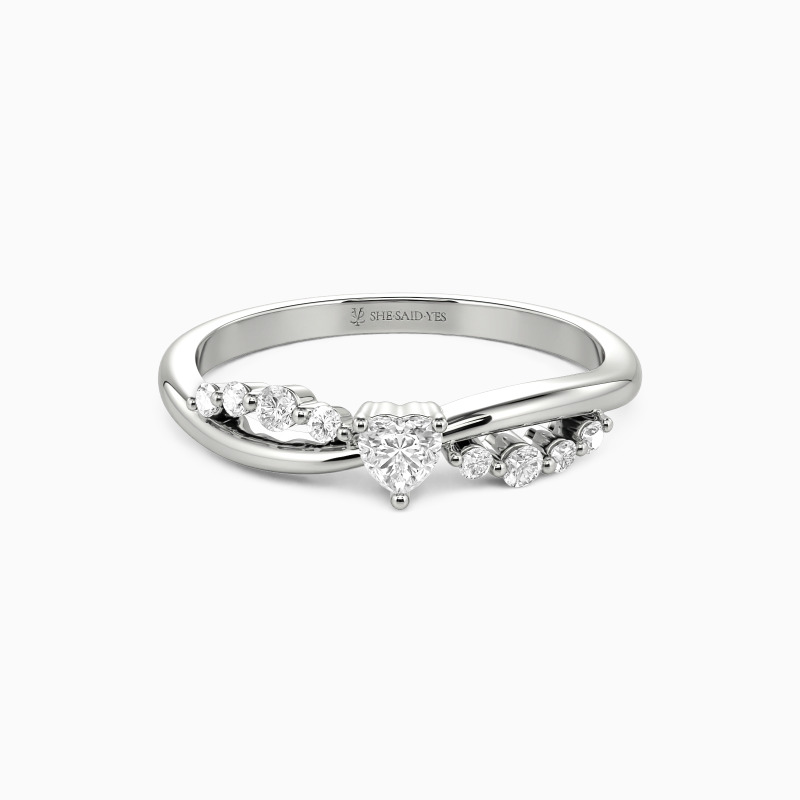 "The Heart's Path" Classic Wedding Band