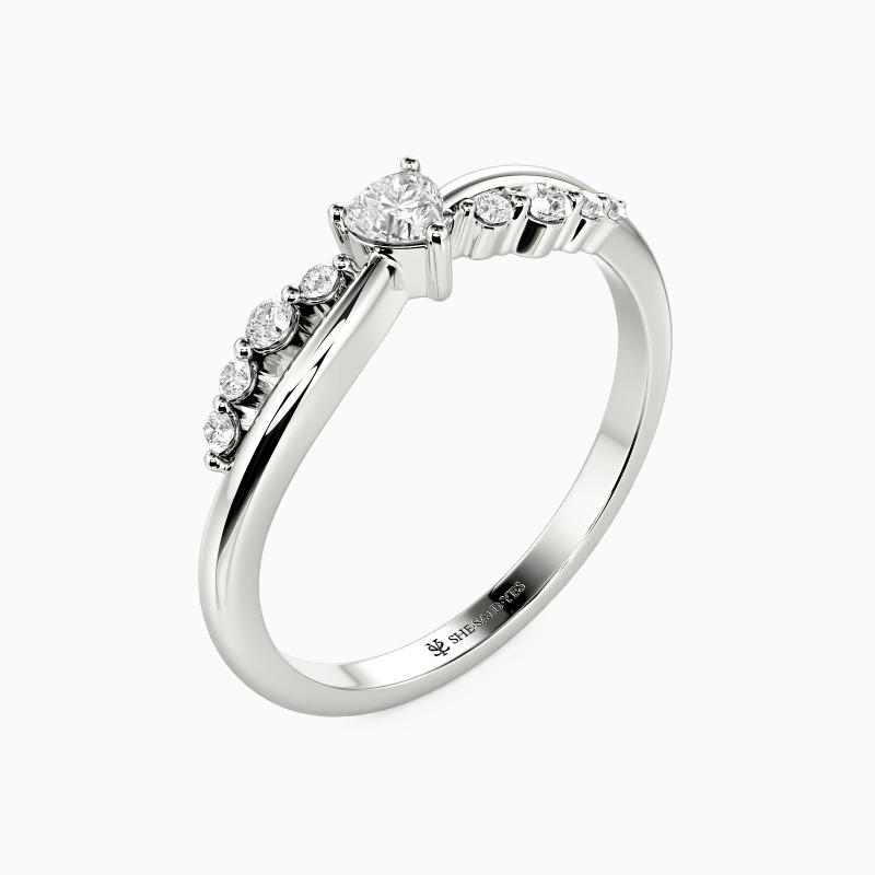 "The Heart's Path" Classic Wedding Band