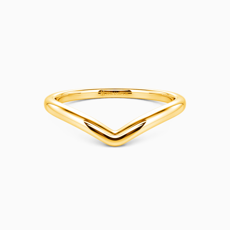 "The Vision Ahead" Curved Wedding Ring