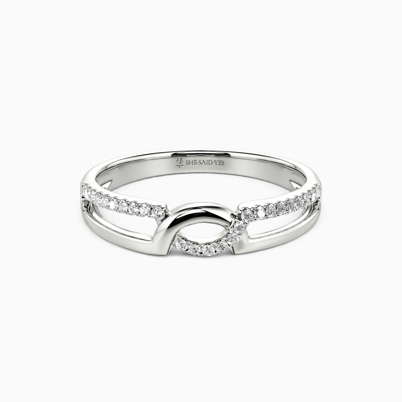 "We Are Forever Intertwined" Classic Wedding Ring