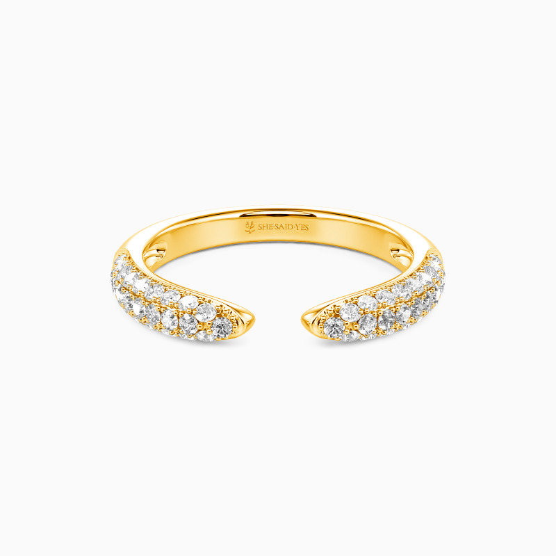 "To the Unseen Hour" Open Wedding Ring