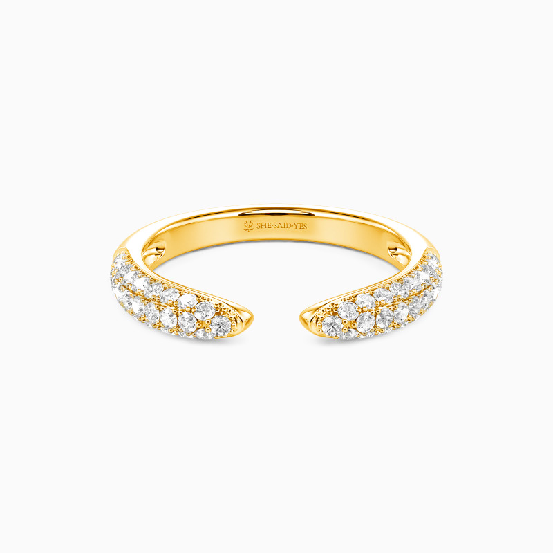 "To the Unseen Hour" Open Wedding Ring
