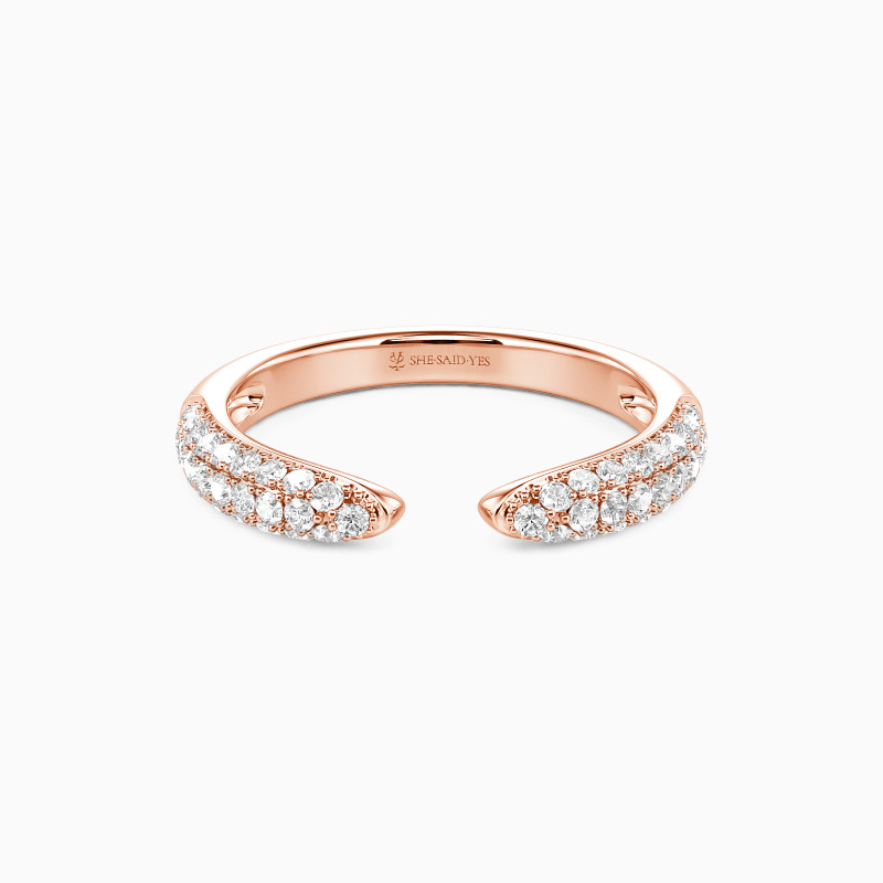 "To the Unseen Hour" Open Wedding Ring