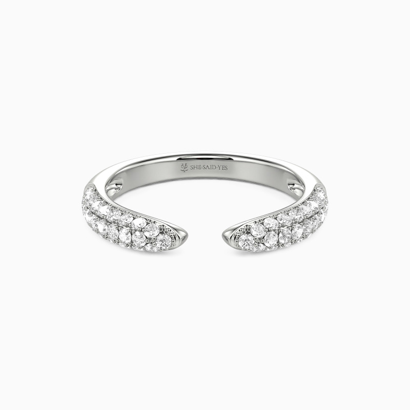 "To the Unseen Hour" Open Wedding Ring